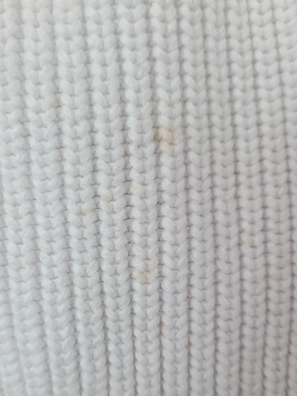 Quince 100% Organic Cotton White Knit Crewneck Sweater, S - Picture 4 of 5